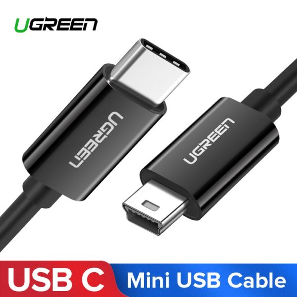 Ugreen USB C to Mini USB Cable Thunderbolt 3 Mini USB Type C Adapter