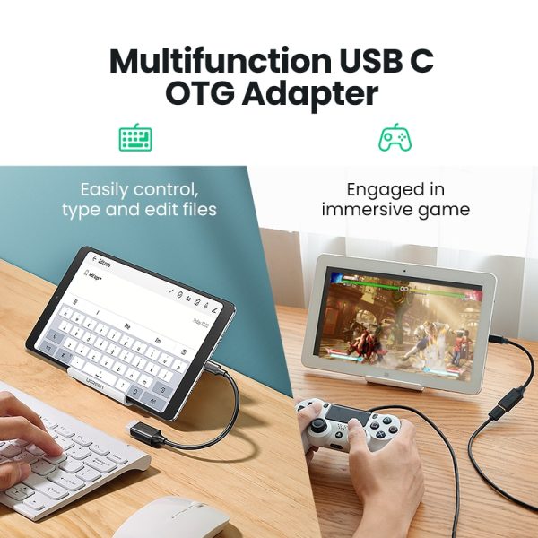 Ugreen USB C to USB Adapter OTG Cable USB Type C Male to USB 3.0 2.0 Female Cable