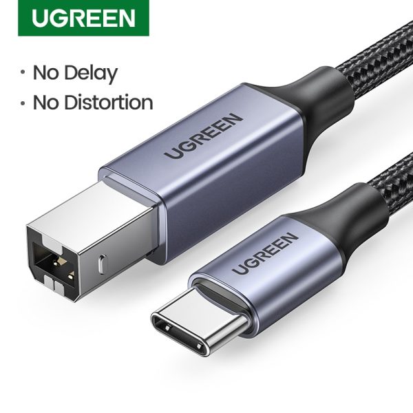 Ugreen USB C to USB Type B 2.0 Cable for New MacBook Pro Printer Type C Printer Scanner Cord