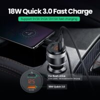 Ugreen USB Car Charger FM Transmitter QC 3.0 Car Charging