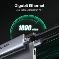 Ugreen USB Ethernet Adapter USB 3.0 to RJ45 3.0 HUB