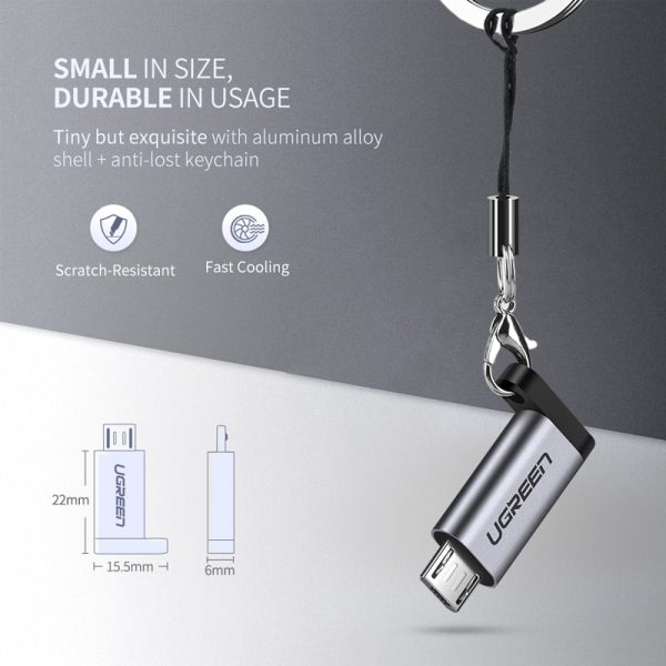 Ugreen USB Type-C Adapter Type C To Micro USB Female To Male Converters