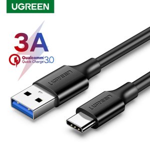 Ugreen USB Type C Cable for Samsung Galaxy S9 Note 8 9 USB 3.0 Type-C USB C 2.4A