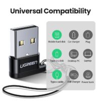 Ugreen USB Type-C adapter Type C To USB 2.0 Headphone Adapter