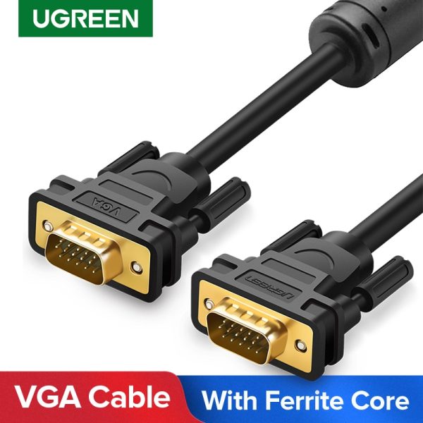 Ugreen VGA Cable VGA Male to Male Cable 1080P 1m 5m 10m Cabo 15 Pin