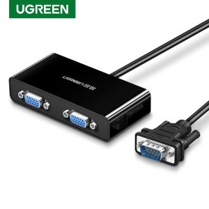 Ugreen VGA Splitter 1080P 2 Port 1 In 2 Out VGA Switch 1X4 Male to Female