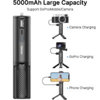 Ulanzi BG-4 Mini Tripod With 5000mAh Power Bank Hand Grip Monopod Portable tripod