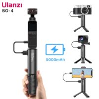 Ulanzi BG-4 Mini Tripod With 5000mAh Power Bank Hand Grip Monopod Portable tripod