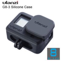 Ulanzi G8-3 Vlog Soft Protective Case with Camera Lens Cap for GoPro Hero 8 Silicone Droproof Vlogging Case Cage Kit