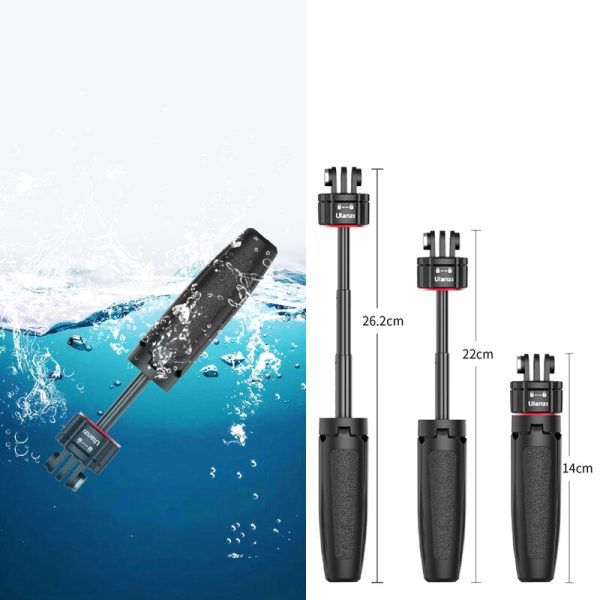 Ulanzi Mini tripod Monopod for GoPro 10/9/8/7/6/5/4 OSMO Action Insta360 Xiaomi