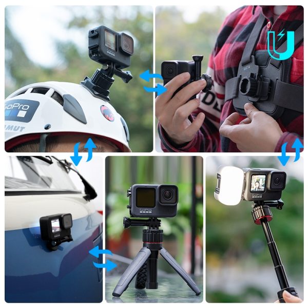 Ulanzi Mini tripod Monopod for GoPro 10/9/8/7/6/5/4 OSMO Action Insta360 Xiaomi