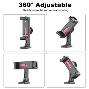 Ulanzi-ST-27-Metal-Phone-Holder-Clamp-With-Cold-Shoe-Arca-360-Rotatable-Smartphone-tripod-Mount-1