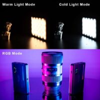 Ulanzi VIJIM VL120 RGB Video Light LED Camera Light Full Color 3100mAh Dimmable 2500K-9000K Bi-Color