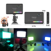 Ulanzi VIJIM VL120 RGB Video Light LED Camera Light Full Color 3100mAh Dimmable 2500K-9000K Bi-Color