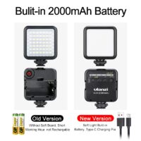 Ulanzi VL49 6W Mini LED Video Office Light 2000mAh 5500K Zoom Lighting Photographic Lighting U