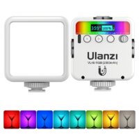 Ulanzi VL49 RGB Camera Light LED Video Light 2500K-9000K 800LUX Magnetic Mini Fill Light 3 Cold Shoe 2000mAh Type-C