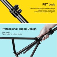 Up to 2.1M Extendable Selfie Tripod For Phone Camera Softbox Ring Light