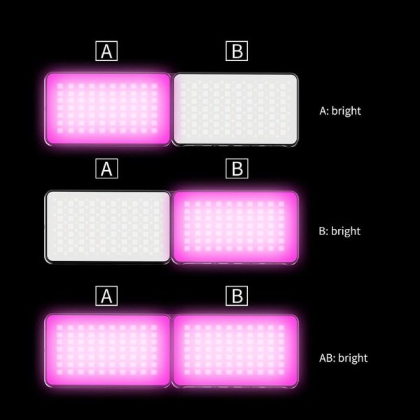 VIJIM R316 Foldable RGB LED Video Light 2600K-12000K 20W 2960 LUX DSLR Fill Light