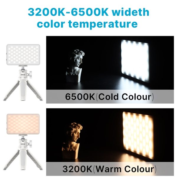 VIJIM VL120 Led Video Light 3200-6500K With Diffuser RGB Effect Camera Light Vlog Fill Light