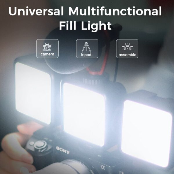 VIJIM VL81 LED Video Light Camera Light 3200-5600K 850LM 6.5W With Cold Shoe Mini