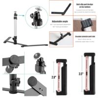 Video Youtube Fill Ring Light Lamp Live COOK 26CM Photography Lighting Phone Ringlight Tripod Stand