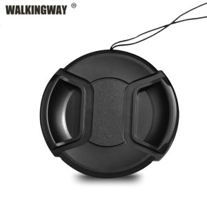 Walkingway Lens Cap Holder 43/49/52/55/58/62/67/72/77/82mm Center Pinch Snap-on Cap Cover Lens Cap Protective Lens Protector