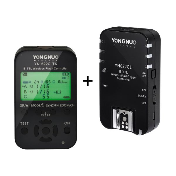 YONGNUO Wireless TTL Flash Trigger YN622 C II YN-622-TX KIT with High-speed Sync HSS 1/8000s