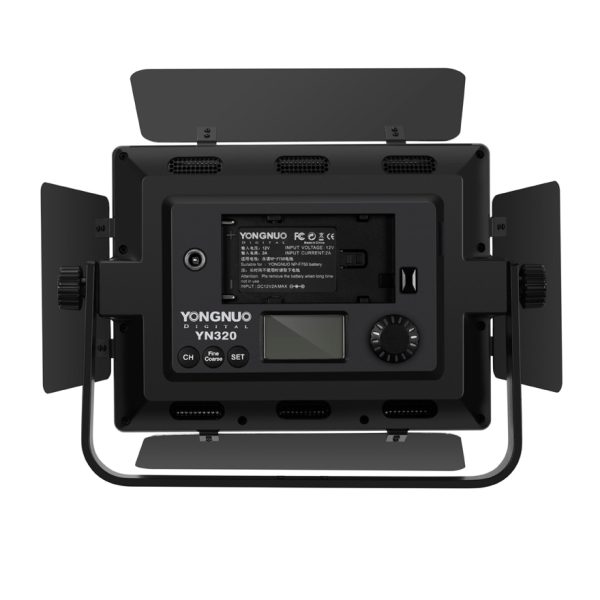 YONGNUO YN320 Professional on-camera LED Video Light APP Control 5500K with U-type Bracket Stand