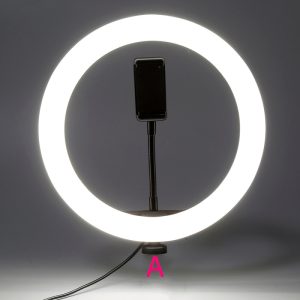 Youtube Shooting Vlog Selfie Circular Photo Ring Light Led Photographic Video Camera Lamp Studio