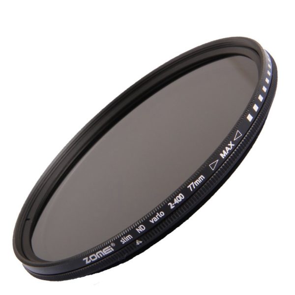 ZOMEI Glass Slim ND2-400 Neutral Density Fader Variable ND filter Adjustable 49/52/55/58/62/67/72/77/82mm