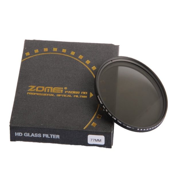 ZOMEI Glass Slim ND2-400 Neutral Density Fader Variable ND filter Adjustable 49/52/55/58/62/67/72/77/82mm