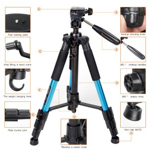 ZOMEI-Q111-Professional-Portable-Travel-Aluminum-Camera-Tripod-Pan-Head-for-SLR-DSLR-Digital-Camera-Three-1