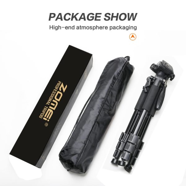 ZOMEI Q111 Professional Portable Travel Aluminum Camera Tripod&Pan Head