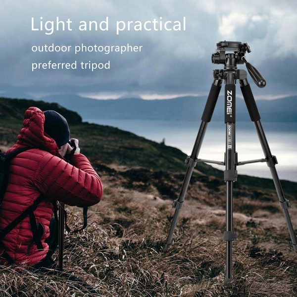 ZOMEI Q222 Camera Tripod Tripode Stative Flexible Photographic