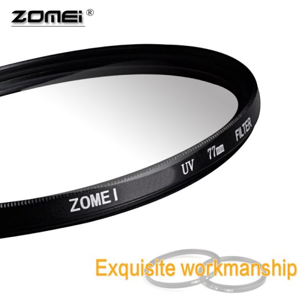 Zomei Camera Filter UV Filter Lens Protector Protecting Ultra-Violet Filter For DSLR Camera 37/40.5/49/52/55/58/62/67/72/77/82mm