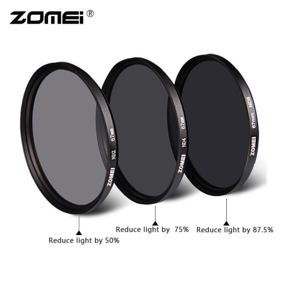 Zomei Filtro Camera Filter Neutral Density Filter ND2 4 8 Optical Resin Filter