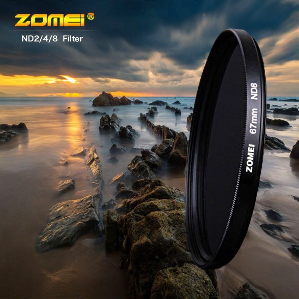 Zomei Filtro Camera Filter Neutral Density Filter ND2 4 8 Optical Resin Filter