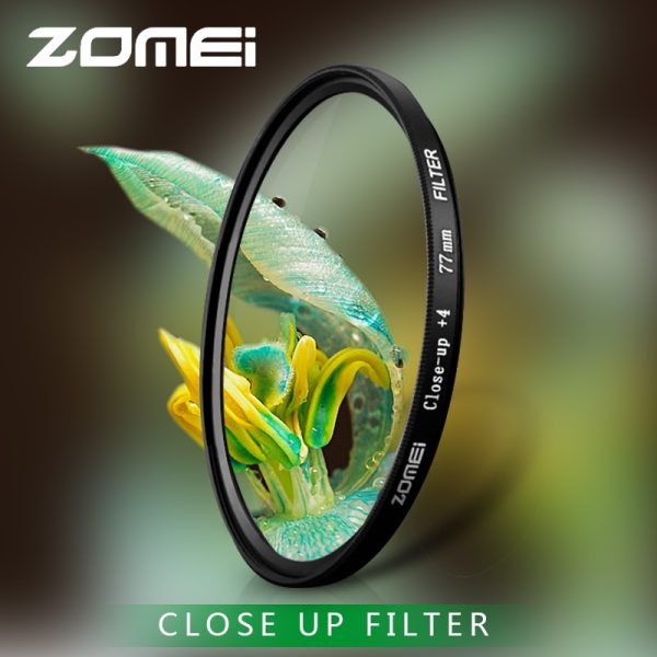 Zomei Macro Close Up Lens Filter 1 2 3 4 8 10 optical glass camera Filter 40.5/49/52/55/58/62/67/72/77/82mm for DSLR SLR