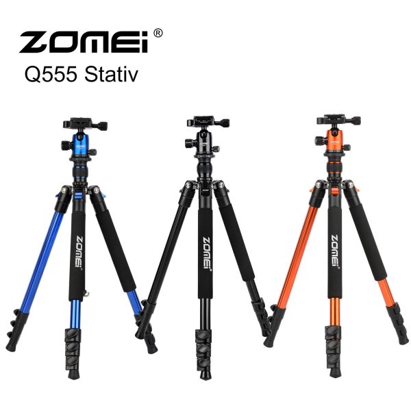 Zomei Professional Q555 Camera tripod Lightweight Aluminum Camera Tripod Stand with Ball Head