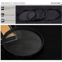 Zomei Star Line Star Filter 4 6 8 Piont Filtro Camera Filters 40.5 49 52 55 58 62 67 72 77 82mm