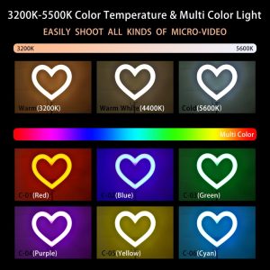 fosoto-19-inch-Led-RGB-Ring-Light-Hearted-shape-Ring-lamp-photography-Lamp-With-Tripod-Stand-1