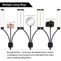 fosoto FT-450 Multimedia Extreme With Selfie Function Photography Light Led Video light Lamp Ring With Tripod