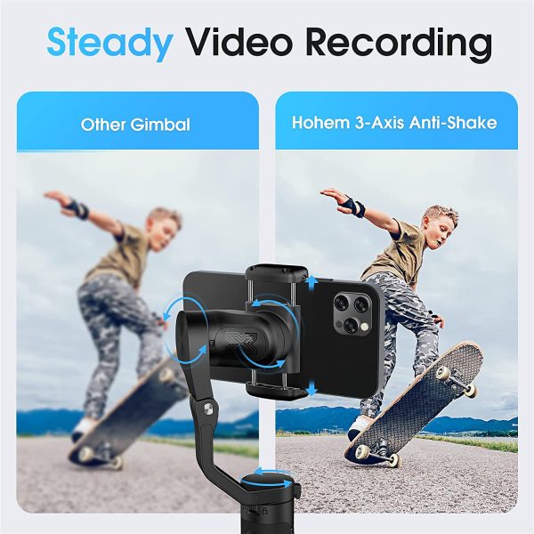 hohem iSteady X2 3-Axis Smartphone Gimbal Stabilizer w/ Remote Auto Inception Dolly Zoom Foldable Gimbal