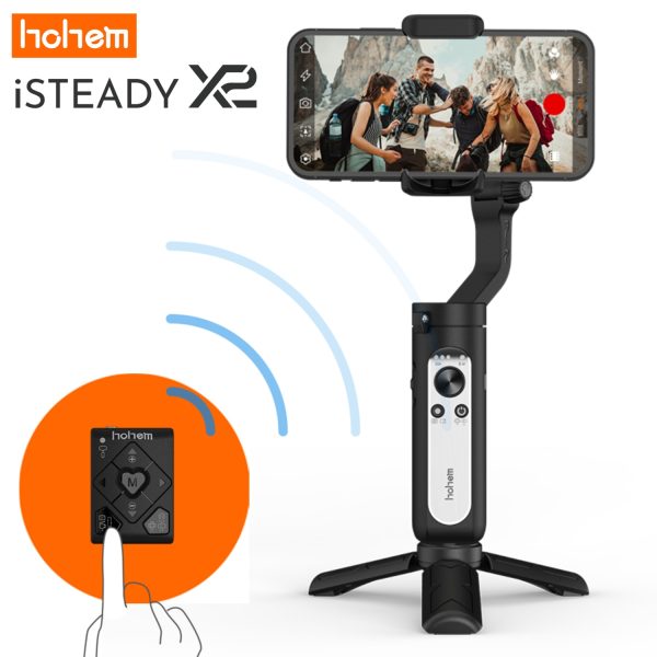 hohem iSteady X2 3-Axis Smartphone Gimbal Stabilizer w/ Remote Auto Inception Dolly Zoom Foldable Gimbal